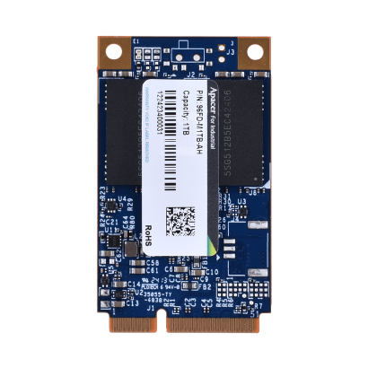 APACER mSATA 1TB SATA3 TLC -25°C ~ +85 °C